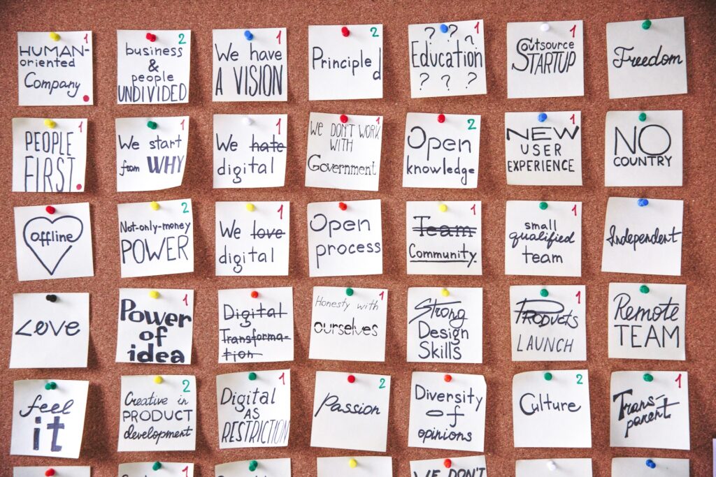 finding clear goals is essential